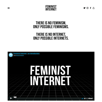 Feminist Internet