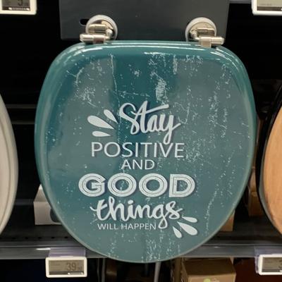 photo capturing the phrase, Stay positive and good things will happen