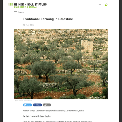 Traditional Farming in Palestine