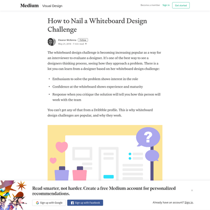 How to Nail a Whiteboard Design Challenge - Eleanor McKenna - Medium
