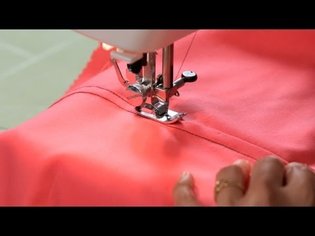 How to Sew a Flat Felled Seam | Sewing Machine