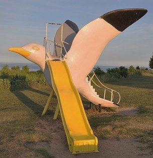 Seagull slide, Tawas City, MI