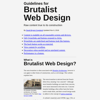 Brutalist Web Design