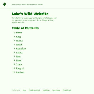 Luke's Wild Website