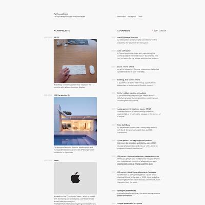 Matthaeus Krenn - Work