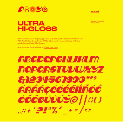 ultra hi-gloss | Froyo Tam | Transmedia Design