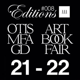 New @joel.evey for Actual Source at Otis MFA GD Art Book Fair July 21-22 @otiscollege