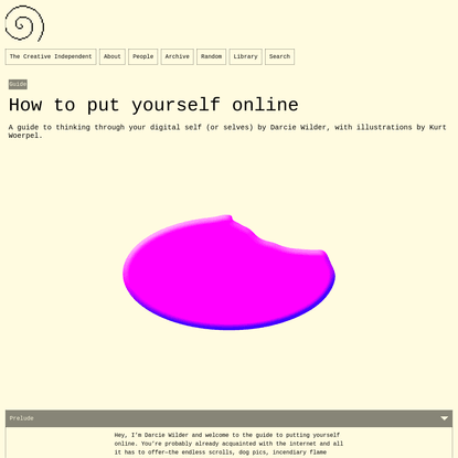 How to put yourself online