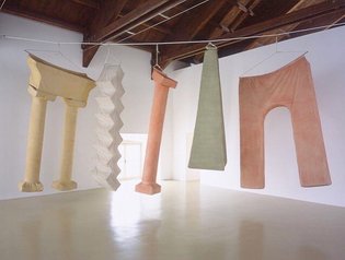 #ClaesOldenburg and #CoosjeVanBruggen , 1985 , Architectural fragments via @omgnikkic . . #beige #minimal #minimalism #daily...