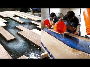 10 MOST Amazing Epoxy Resin and Wood River Table Designs ! DIY Woodworking Projects and Plans