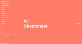 AI Cheatsheet