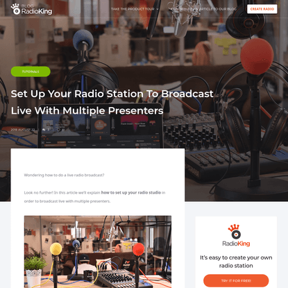 Set Up Your Radio Station To Broadcast Live With Multiple Presenters