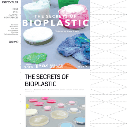 The secrets of Bioplastic