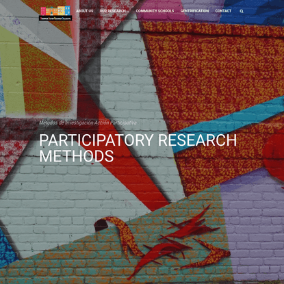 Participatory Research Methods