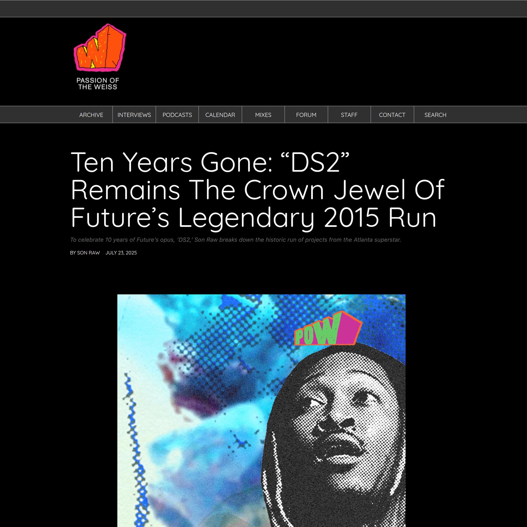 Ten Years Gone: “DS2” Remains The Crown Jewel Of Future’s Legendary 2015 Run