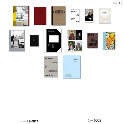 mille pages - Mirjam Fischer