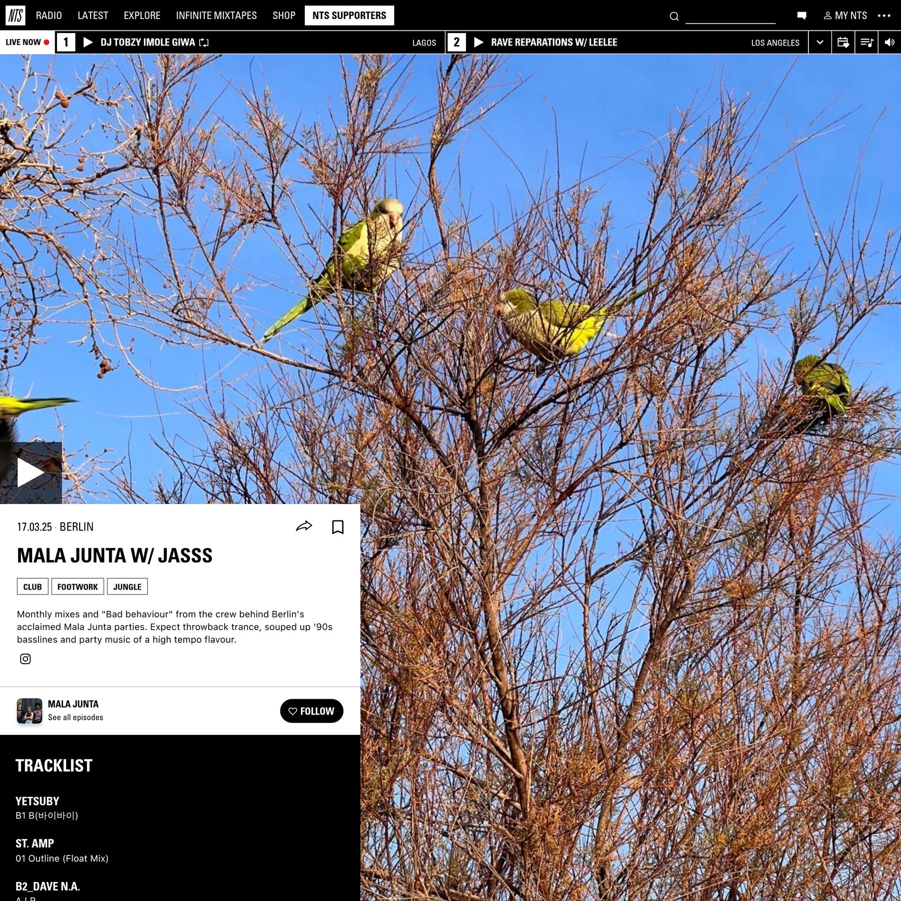 Mala Junta w/ JASSS 17th March 2025