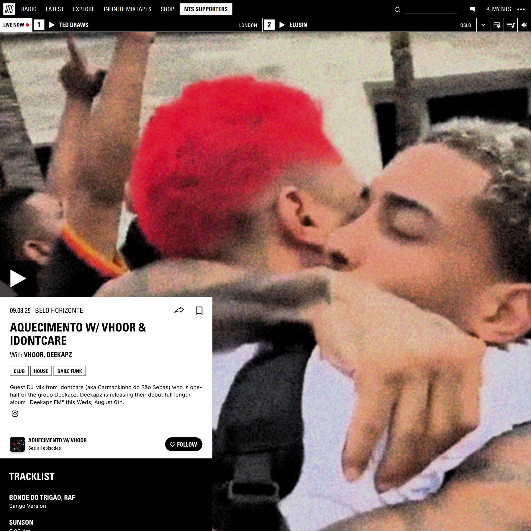 Aquecimento w/ Vhoor & idontcare 9th August 2025