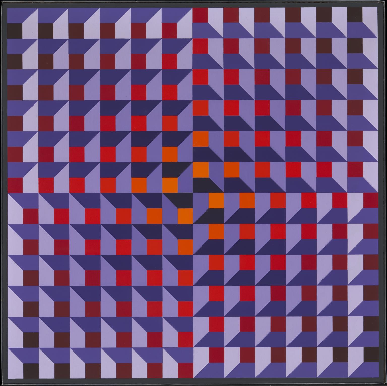 Ambiguous Structure No.92 1969 — Jean-Pierre Vasarely (Yvaral)