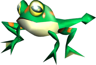 Froggy, from ‘Sonic Adventure’ on the Sega Dreamcast.
