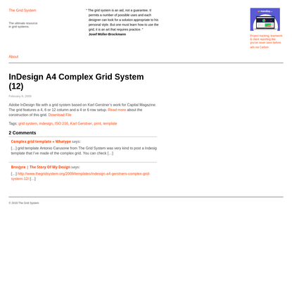 The Grid System " InDesign A4 Complex Grid System (12)