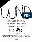 Xerolage 9: OUND by Elizabeth Was