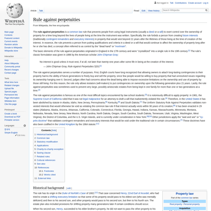 Rule against perpetuities - Wikipedia