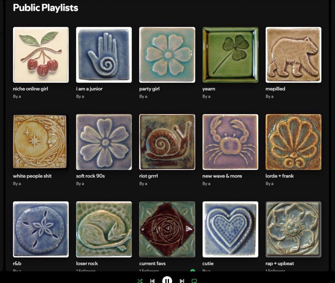 gal౨ৎ on X: "Ceramic tiles spotify playlist cover https://t.co/bLx9gRlnGD" / X