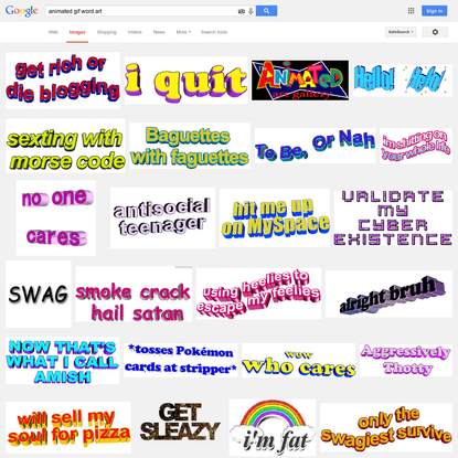 animated gif word art - Google Search