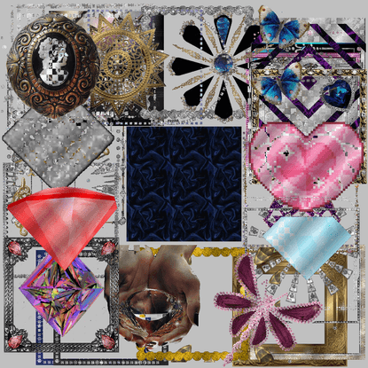 The Blingee Treasure Trove by Olia Lialina and Mike Tyka