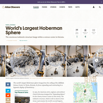 The World's Largest Hoberman Sphere
