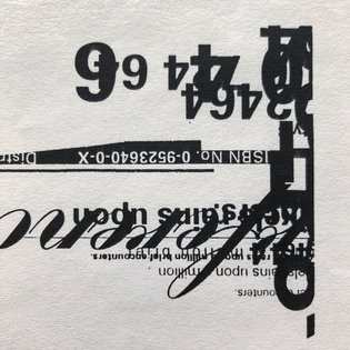 Another 25yr old piece of paper from 1994. A3 laser print WIP / John Holden Personal Letterhead (Detail). I designed this Le...