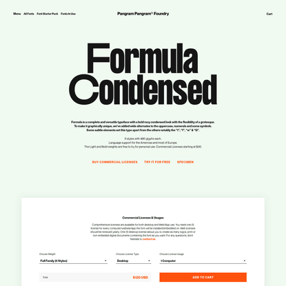 Formula Condensed