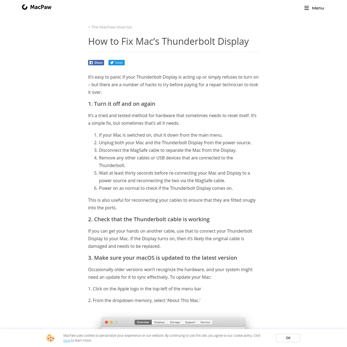 How to Fix Mac's Thunderbolt Display — Are.na