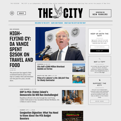 THE CITY - An independent, nonprofit newsroom for New York