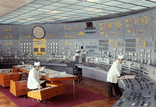 Metsamor nuclear reactor control room by Martin Shahbazyan, TASS
