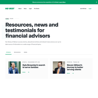 HD Vest Blog - Resources, news and testimonials